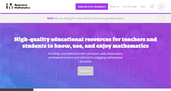 Desktop Screenshot of illustrativemathematics.org
